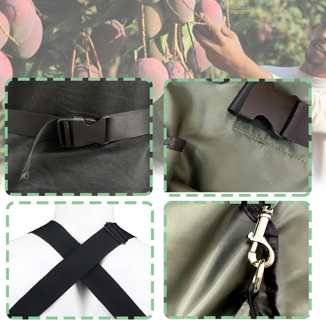 SHINETEC Harvest Apple Picking Bag, wasserdichte, strapazierfähige 600D Obst-Aufbewahrungstasche, Sc
