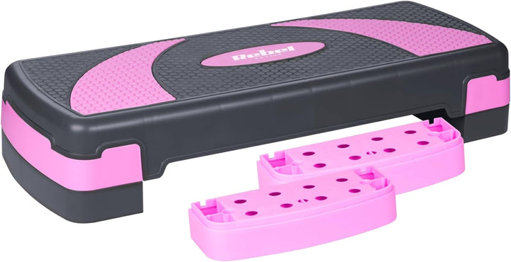 Rebel Step Für Aerobic und Training Fitness 3 Stufen Grau-violett RBA-3225-PU