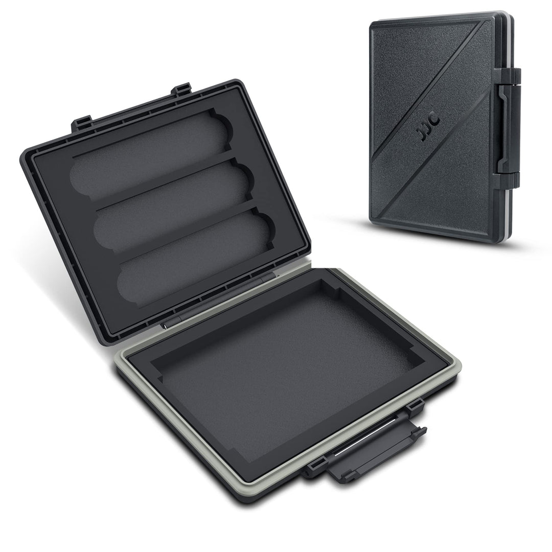 JJC Speicherkarten Etui Tasche Aufbewahrung für 2,5 Zoll interne Solid State Drive x1 + NVMe M.2 228