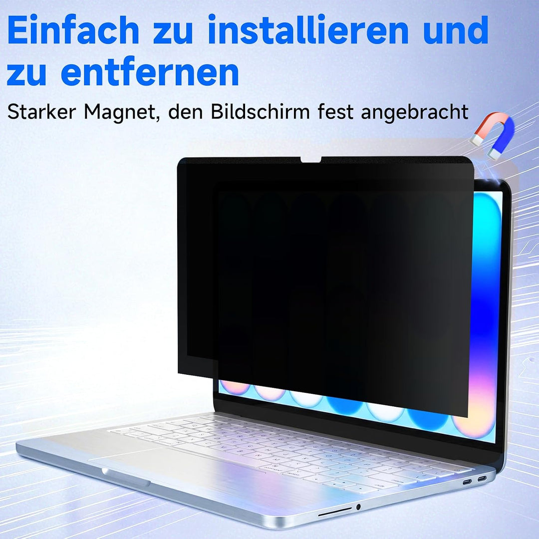 IPROKKO Magnetischer Blickschutzfilter für MacBook Neo 13 Zoll (2026, A18 Pro), Abnehmbar Anti Glare