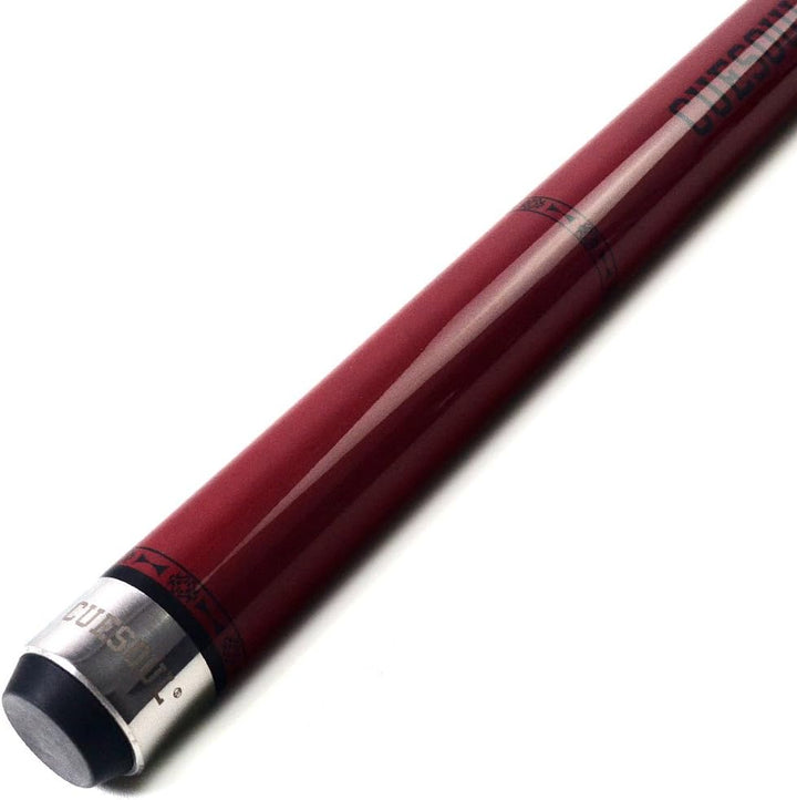 DHOLE CUESOUL 58 "2 Piece Maple Billiard Queue 19 Unzen rot 11.5mm, rot 11.5mm