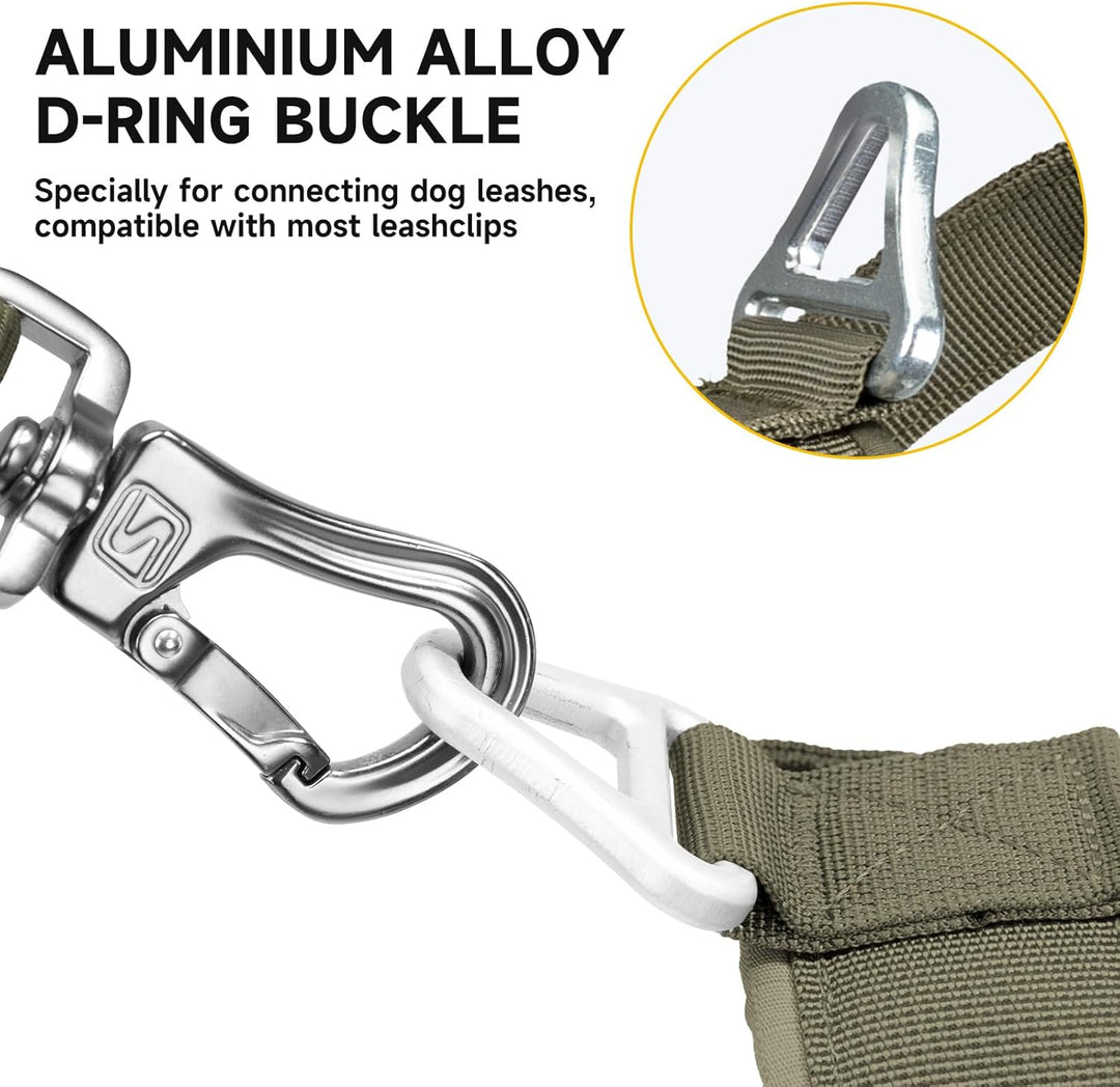 EXCELLENT ELITE SPANKER No Pull Hundegeschirr Verstellbares Nylon-Hundegeschirr mit Kontrollgriff fü