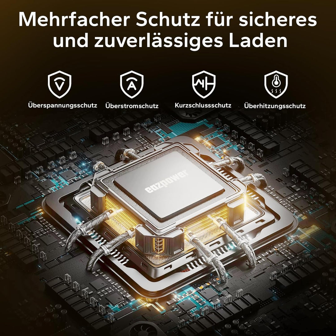 Eazpower Magsafe Ladestation für Apple Watch und iPhone 3 In 1 Faltbar, Kabellose iPhone Ladestation