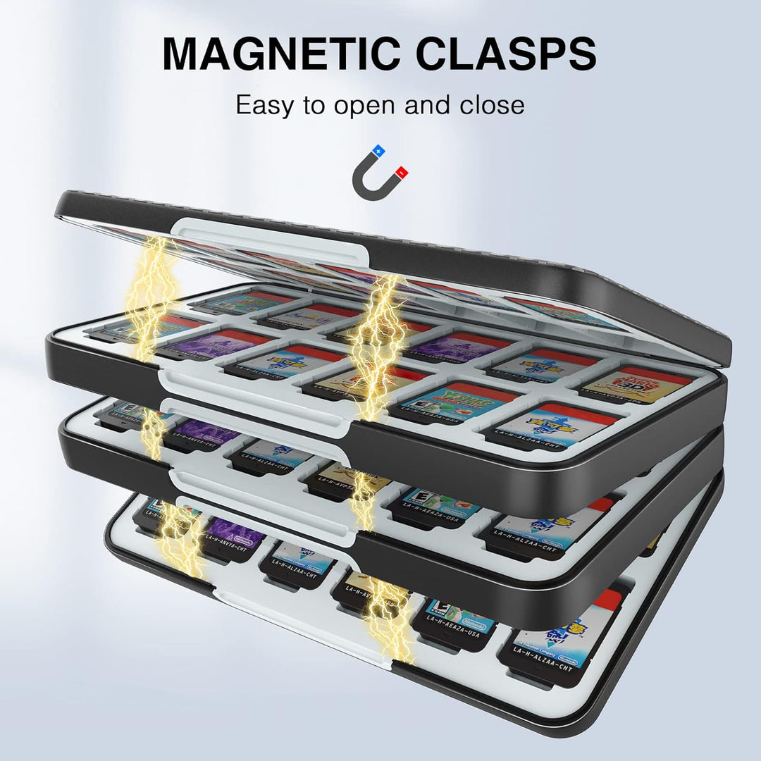 HEIYING Spiele Aufbewahrung Schutzhülle für Switch&Switch OLED Game Card, Benutzerdefiniertes Muster