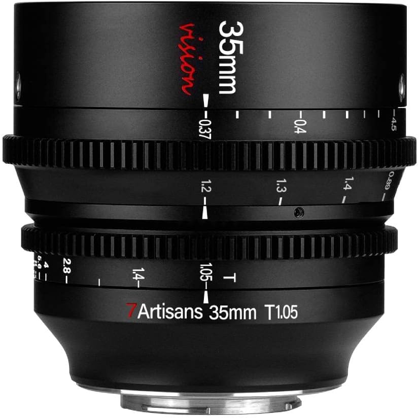7artisans 35 mm T1.05 manueller Fokus, grosse Blende, Cine Objektiv (für M4/3), für M4/3