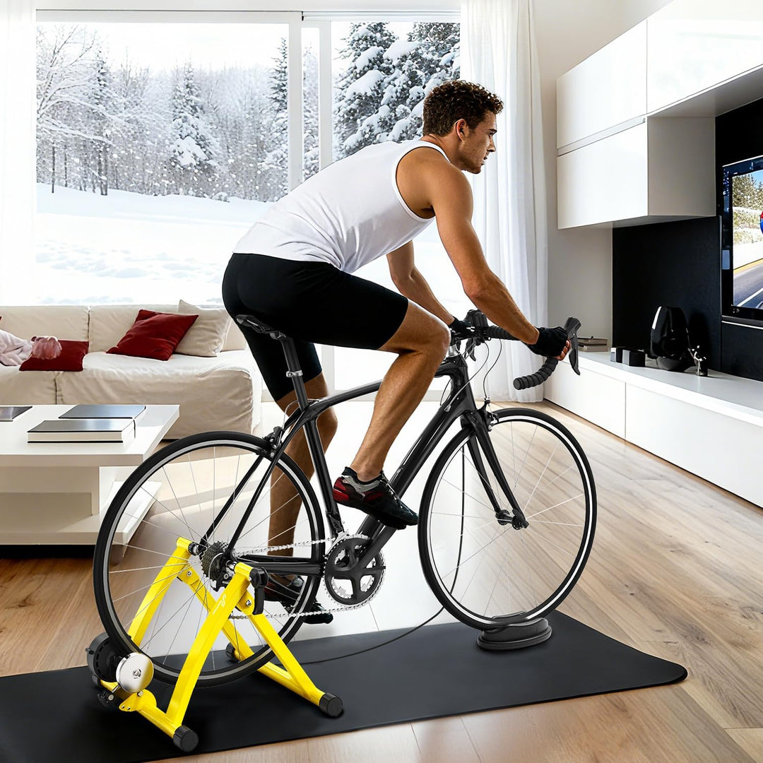 Sportneer Rollentrainer Fahrrad - Magnetischer Rollentrainer für 26-28" &amp; 700C Schnellspanner Vorder