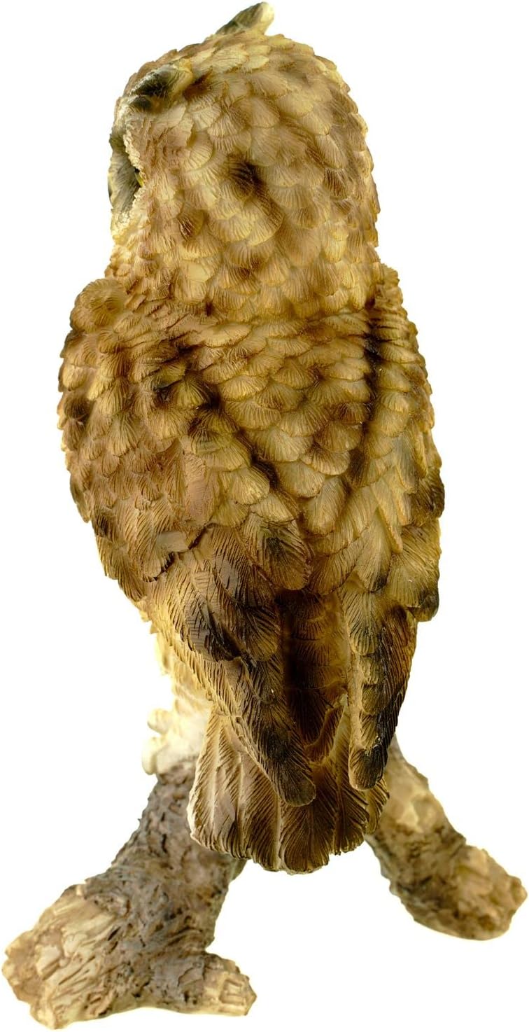VOGLER Joh. Vogler GmbH Braune Eule auf AST stehend 21 cm Uhu Eule Tierfigur Vogel