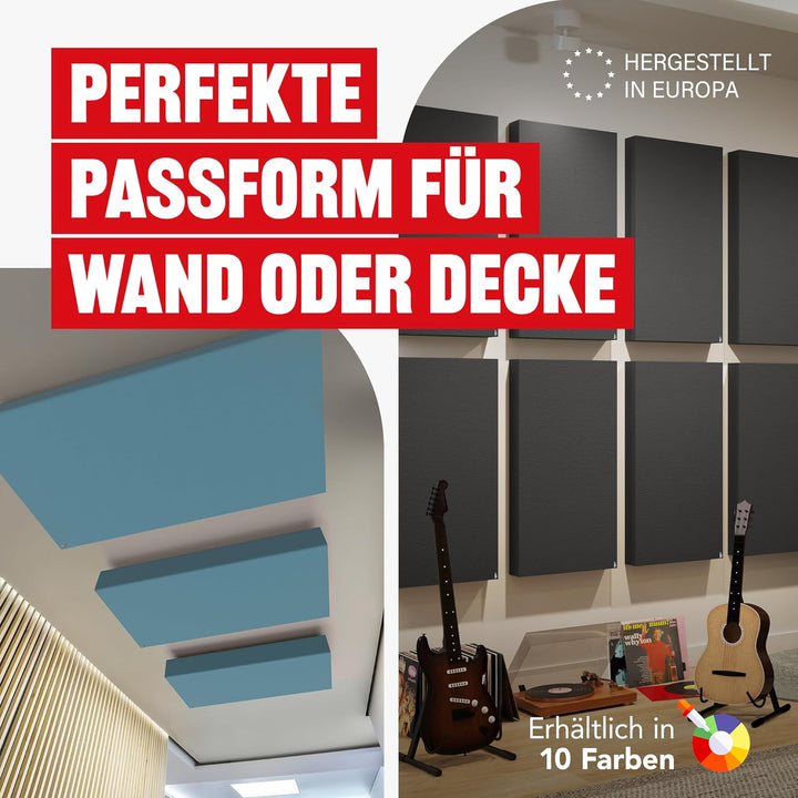 Addictive Sound Schalldämmung Wand 100x50x11cm Standard - Akustikpaneele Wand - Schallabsorber Wand