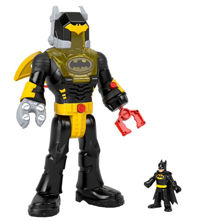Fisher-Price Imaginext DC Super Friends einsetzbarer Batman mit Exo-Anzug als ca. 30 cm grosser Rob