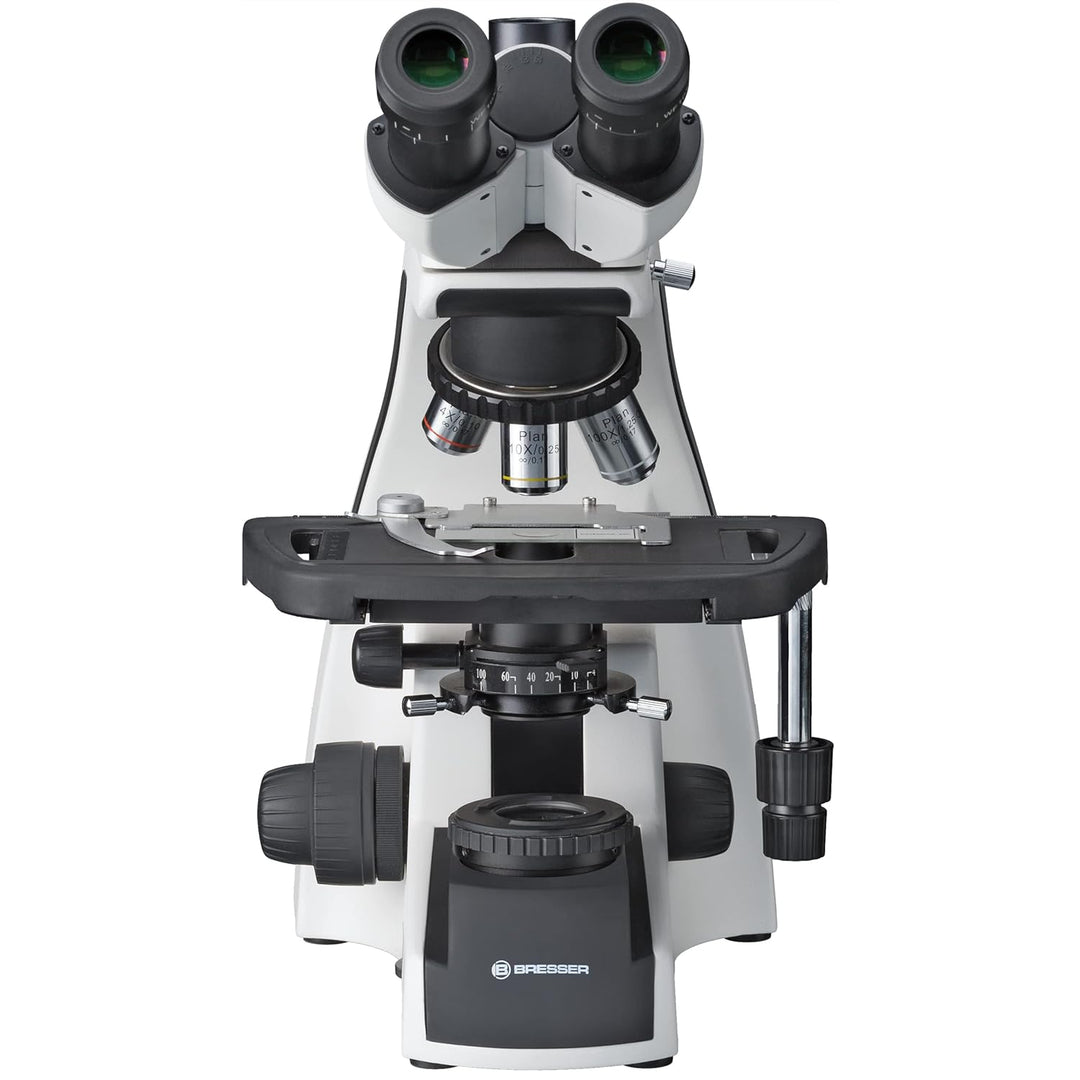 Bresser professionelles trinokulares Durchlicht Mikroskop Science Infinity 40-1000x Vergrösserung, p