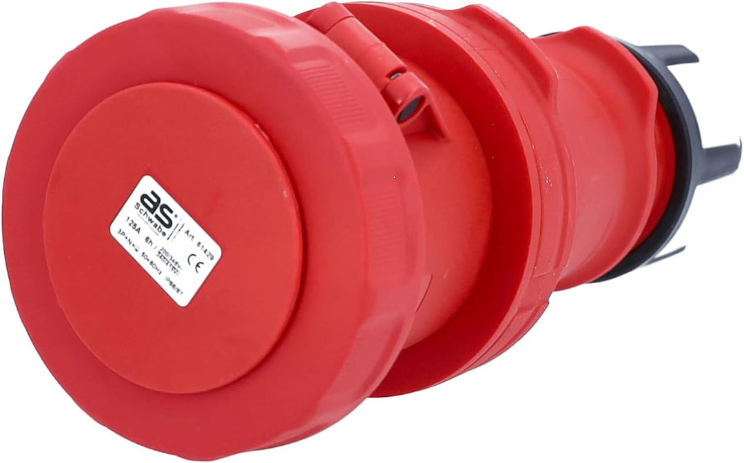 as - Schwabe 61429 MENNEKES CEE-Kupplung 400V 125A, rot, mit Schraubanschluss CEE Kupplung 400 V / 1