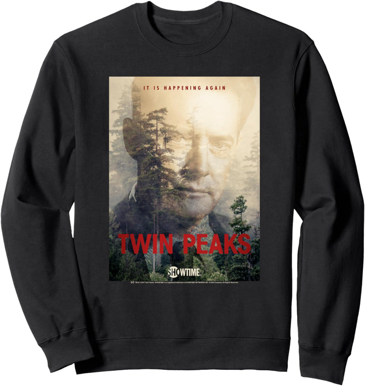 Twin Peaks Agent Cooper Poster Sweatshirt