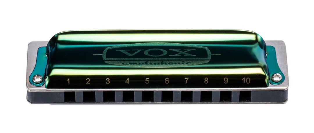Vox - Continental Harmonica Type-1 - Racing Green - Key Amaj A Type 1, A Type 1