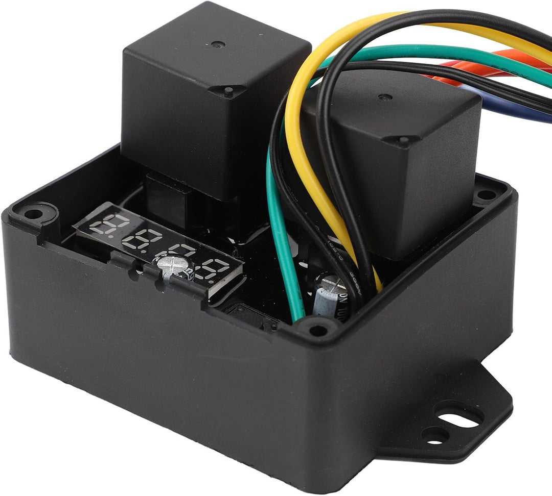 Digitaler Thermatischer Lüfterschaltersatz, 12V 24V Einstellbare Temperatur, Digitaler Kühlerlüfter-