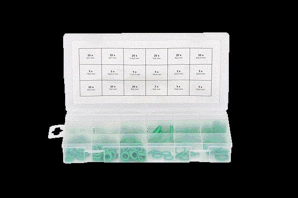 KS Tools 970.0260 Sortiment O-Ringe, HNBR, Innen Ø 3-22mm, 225-tlg.