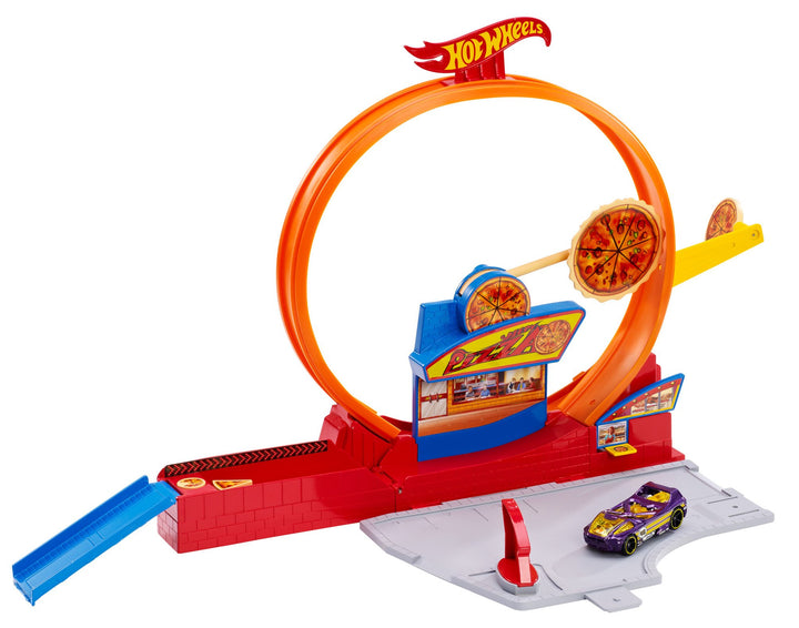 Hot Wheels City Deluxe Play Set - Speedy Pizza (Bgj05)