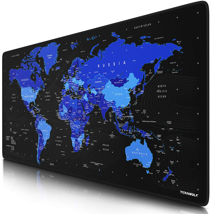 Titanwolf – XXL Gaming Mauspad 900x400 mm - Tischunterlage mousepad gross - Präzision und Geschwindi