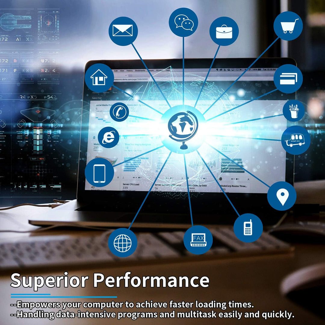 PC3-12800S 16GB (8GB x 2) RAM DDR3L 1600MHz 1.35V 2Rx8 Dual Rank 204 Pin CL11 Unbuffered Non-ECC SOD