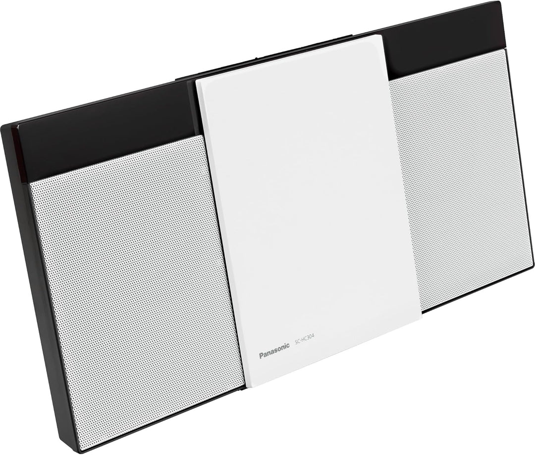 Panasonic SC-HC304EG-W Design-Stereo mit Digital DAB+ (Bluetooth, UKW, , CD, Micro- mit 20 Watt RMS)