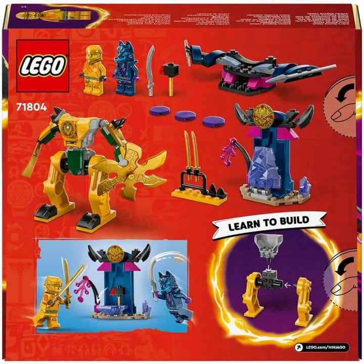 LEGO NINJAGO Arins Battle Mech, Ninja-Spielzeug für Kinder ab 4 Jahre mit Figuren inkl. Arin mit Min