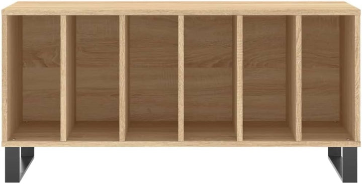 vidaXL Plattenschrank Sonoma-Eiche 100x38x48 cm Holzwerkstoff Sonoma Eiche, Sonoma Eiche