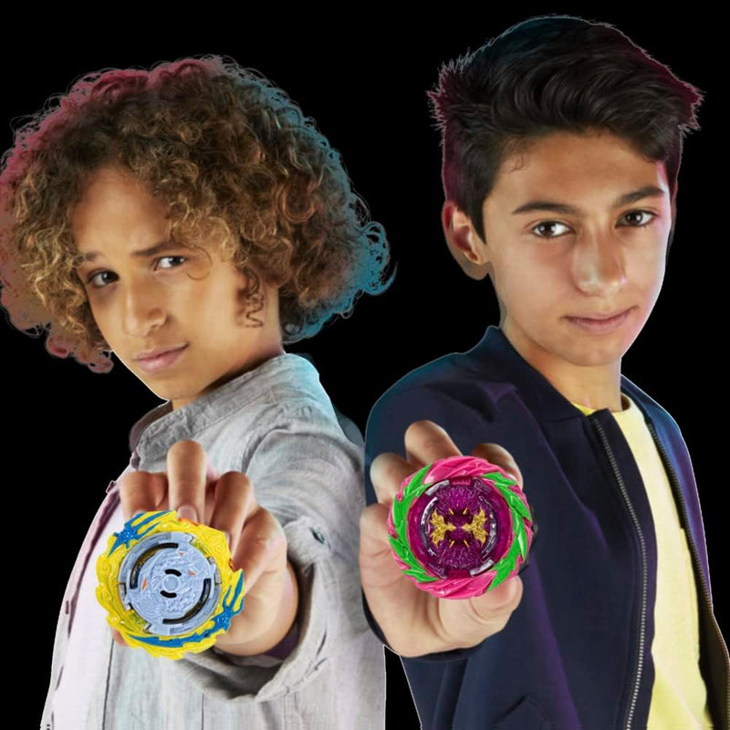 Beyblade Burst QuadStrike Fierce Bazilisk B8 und Hydra Kerbeus K8 Kreisel Doppelpack, Battle Kreisel