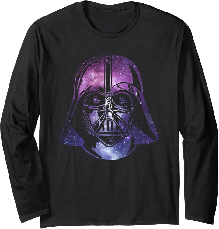 Star Wars Darth Vader Space Helmet Galaxy C1 Langarmshirt
