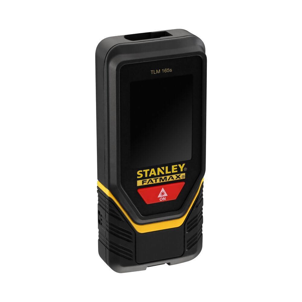 Stanley Laser-Entfernungsmesser TLM165s (Längen-, Flächen-, Volumen- und Höhenmessung, Bluetooth Dat