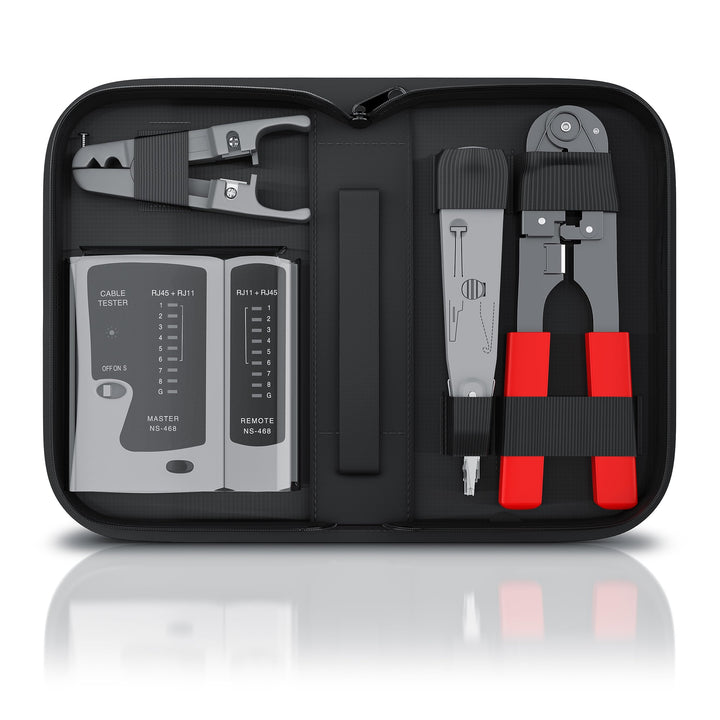 CSL - Netzwerk Kabeltester für RJ45 RJ11 Patchkabel Tester Leitungstester LAN Network Cable Tester Z