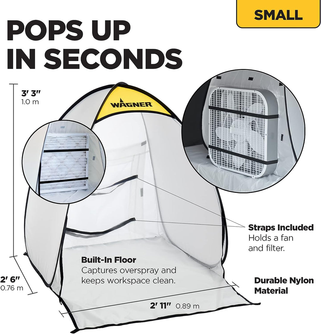 Wagner Spraytech C900051 Spray Shelter – klein, Mehrfarbig/Meereswellen (Ocean Tides), 1 Count (Pack