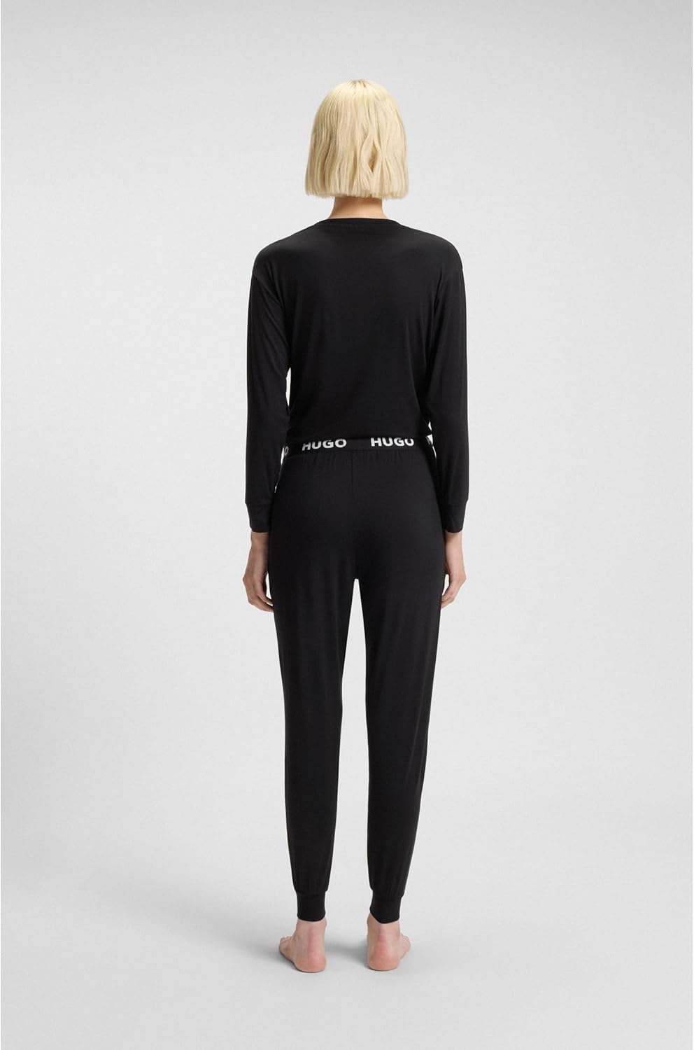 HUGO Damen Unite Pyjama_Pant XS Black1, XS Black1