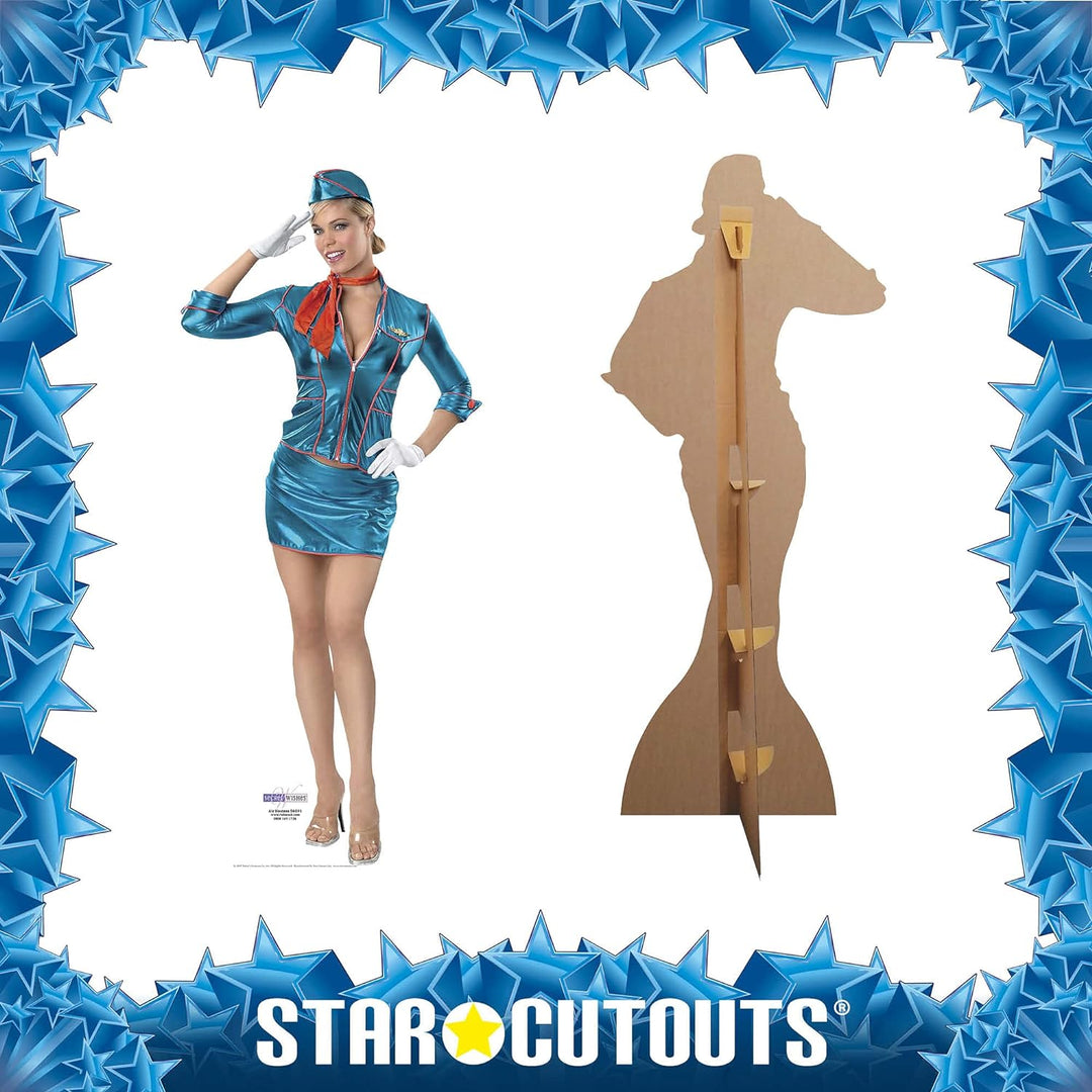 Star Cutouts Pappaufsteller von Air Hostess