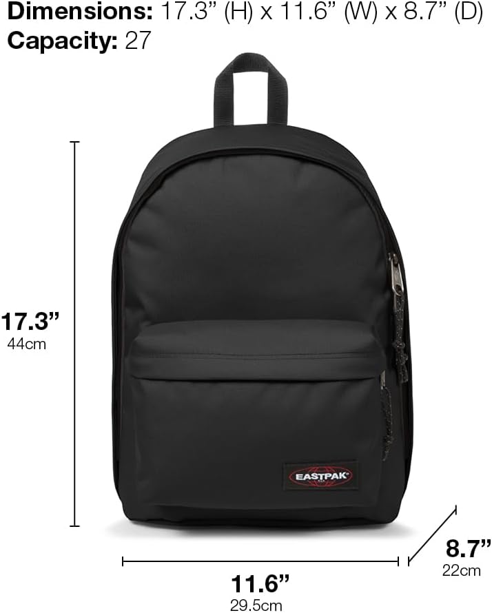 EASTPAK Unisex Ausserhalb des Büros Rucksack Einheitsgrösse Schwarz, Einheitsgrösse Schwarz