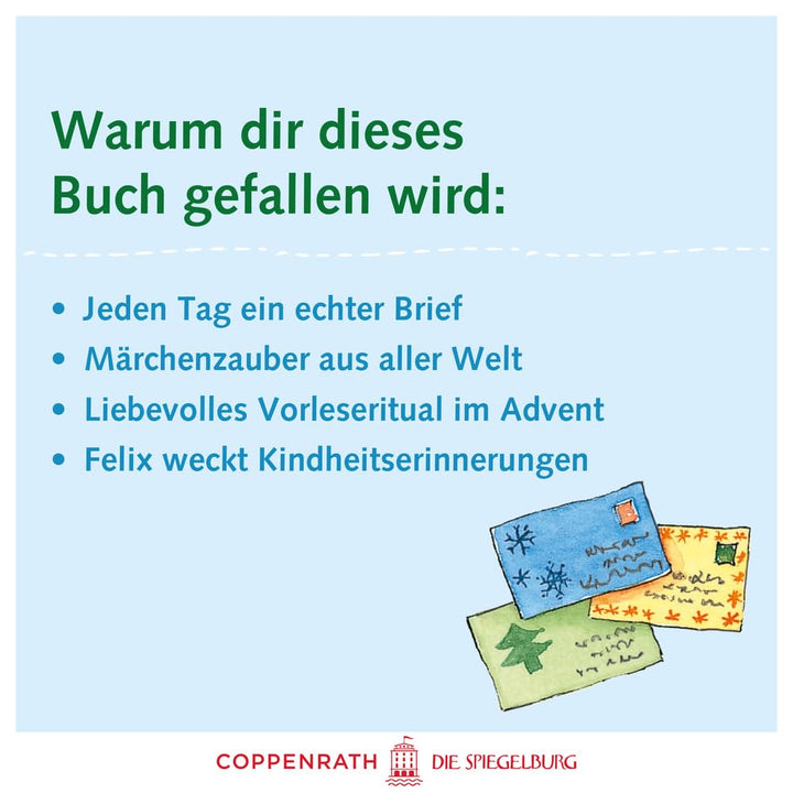 Brief-Adventskalenderbuch – 24 Adventsbriefe von Felix: Mit 24 echten Briefen, Kalender