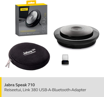 Jabra Speak 710 Konferenzlautsprecher – Unified Communications zertifizierter tragbarer Lautsprecher