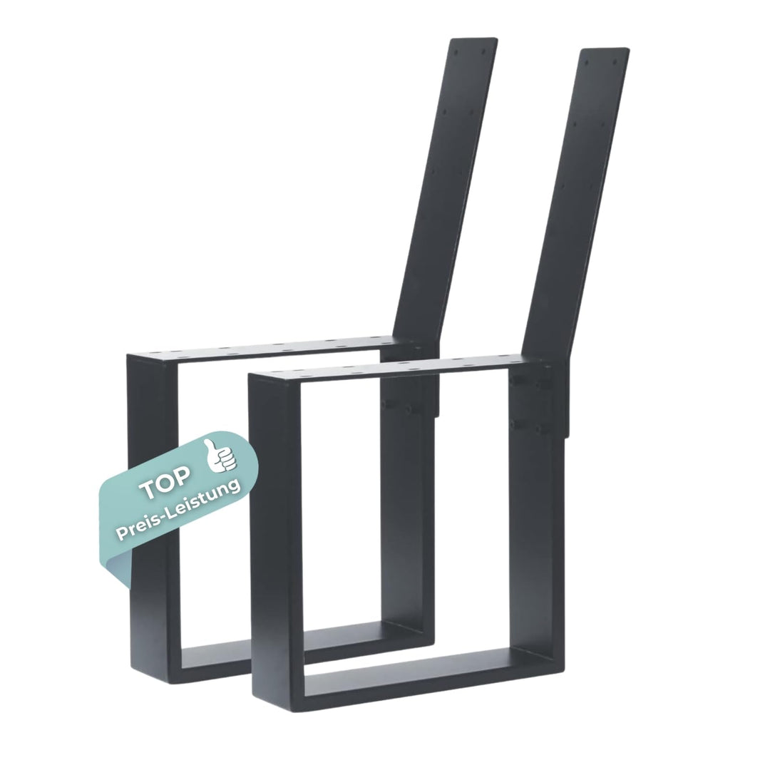 HAGO Bankfuss Anthrazit Bankgestell Bankkufen Bankbeine Parkbank Sitzbank Gartenbank DIY