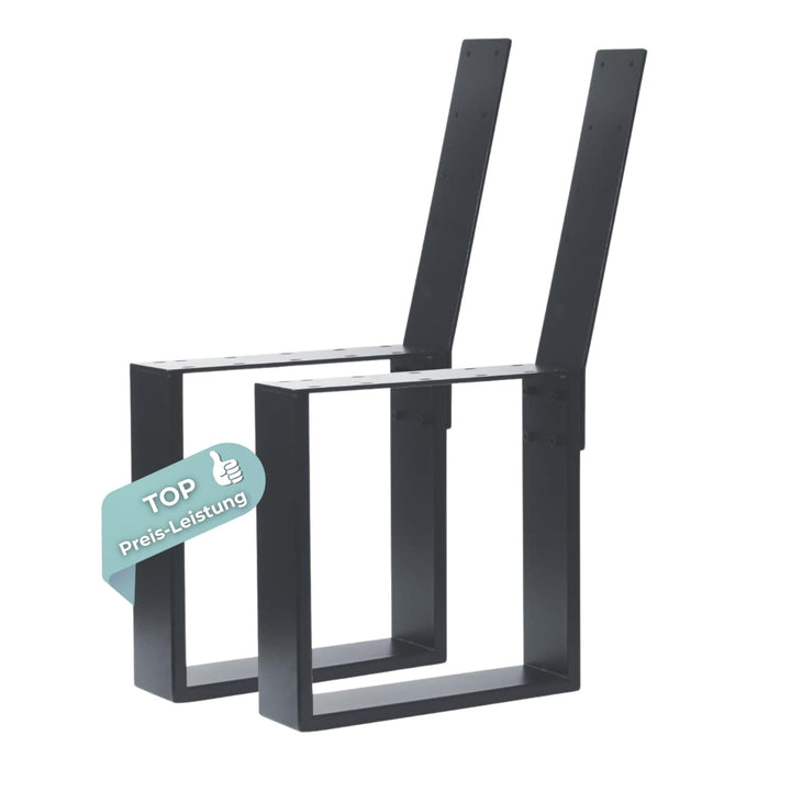 HAGO Bankfuss Anthrazit Bankgestell Bankkufen Bankbeine Parkbank Sitzbank Gartenbank DIY