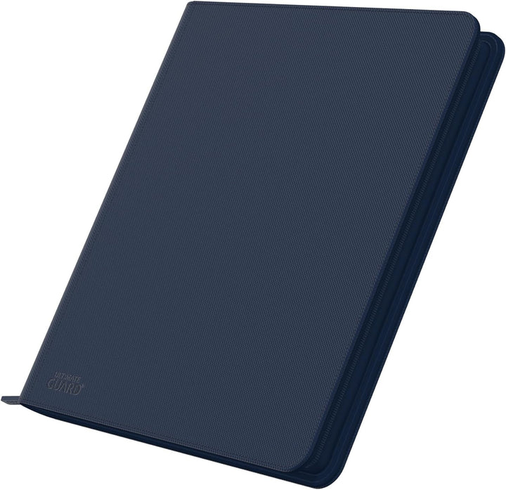 Ultimate Guard UGD010344 - 12-Pocket Quad Row Zip Folio Xeno Skin, dunkelblau, Blau