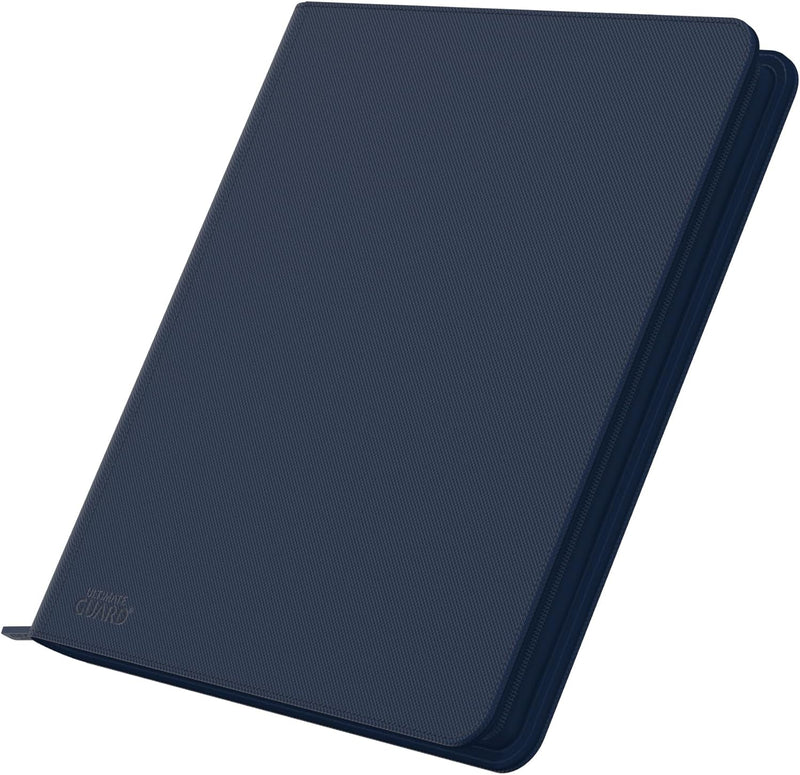 Ultimate Guard UGD010344 - 12-Pocket Quad Row Zip Folio Xeno Skin, dunkelblau, Blau