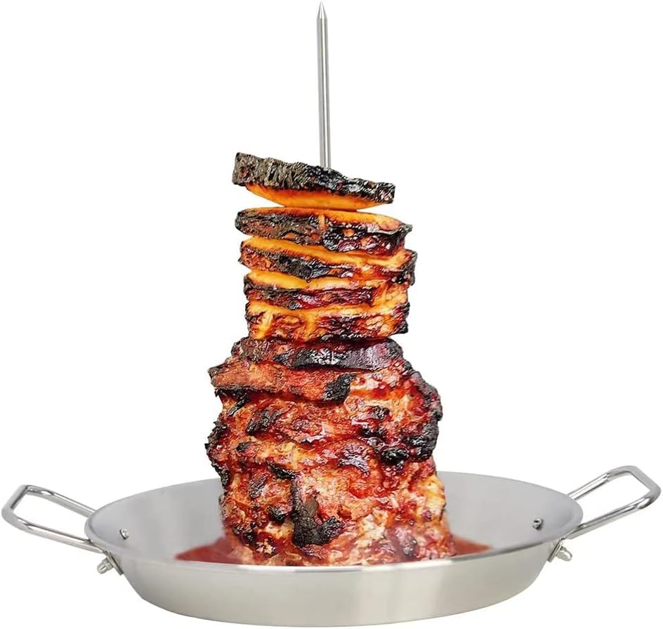 Cricia Vertikaler BBQ-Spiess für Al Pastor Brasilianische Grillspiesse Hack Gaucho, Ideal für hausge