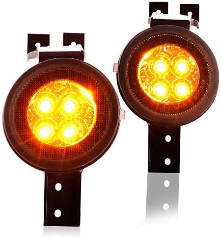 LED Blinkleuchte Blinker mit Positionslicht Standlicht mit Zulassung Black Vision V-220102