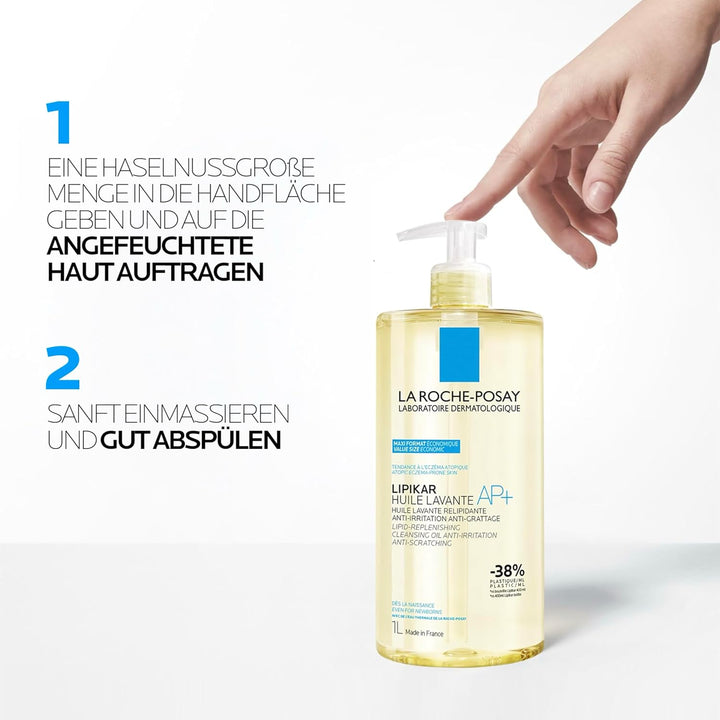 La Roche Posay, Lipikar Lavendel AP+ Körperreiniger gegen Irritation, nährt und spendet Feuchtigkeit