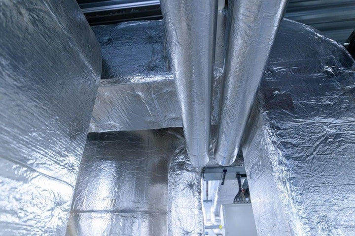 Rockwool KLIMAMAT Steinwolle Isolierung Lamellenmatte alukaschiert 80mm - 1,5m x 1m Zuschnitt, 80mm