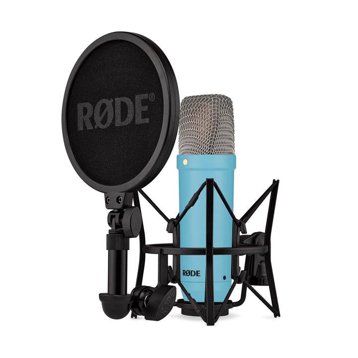 RØDE NT1 Signature Series Grossmembrankondensatormikrofon mit Schockhalterung, Popschutz und XLR-Kab