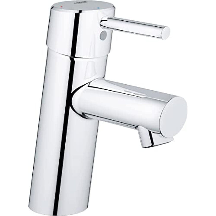 GROHE Concetto - Einhand-Waschtischarmatur (wassersparend, energiesparend, Mittelstellung kalt, lang