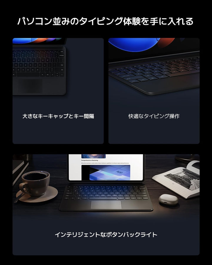 Xiaomi Pad 6S Pro Touchpad Tastatur (schwarz)