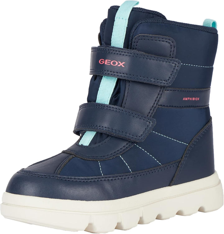 Geox Mädchen J Willaboom Girl B A Ankle Boot 33 EU Navy, 33 EU Navy