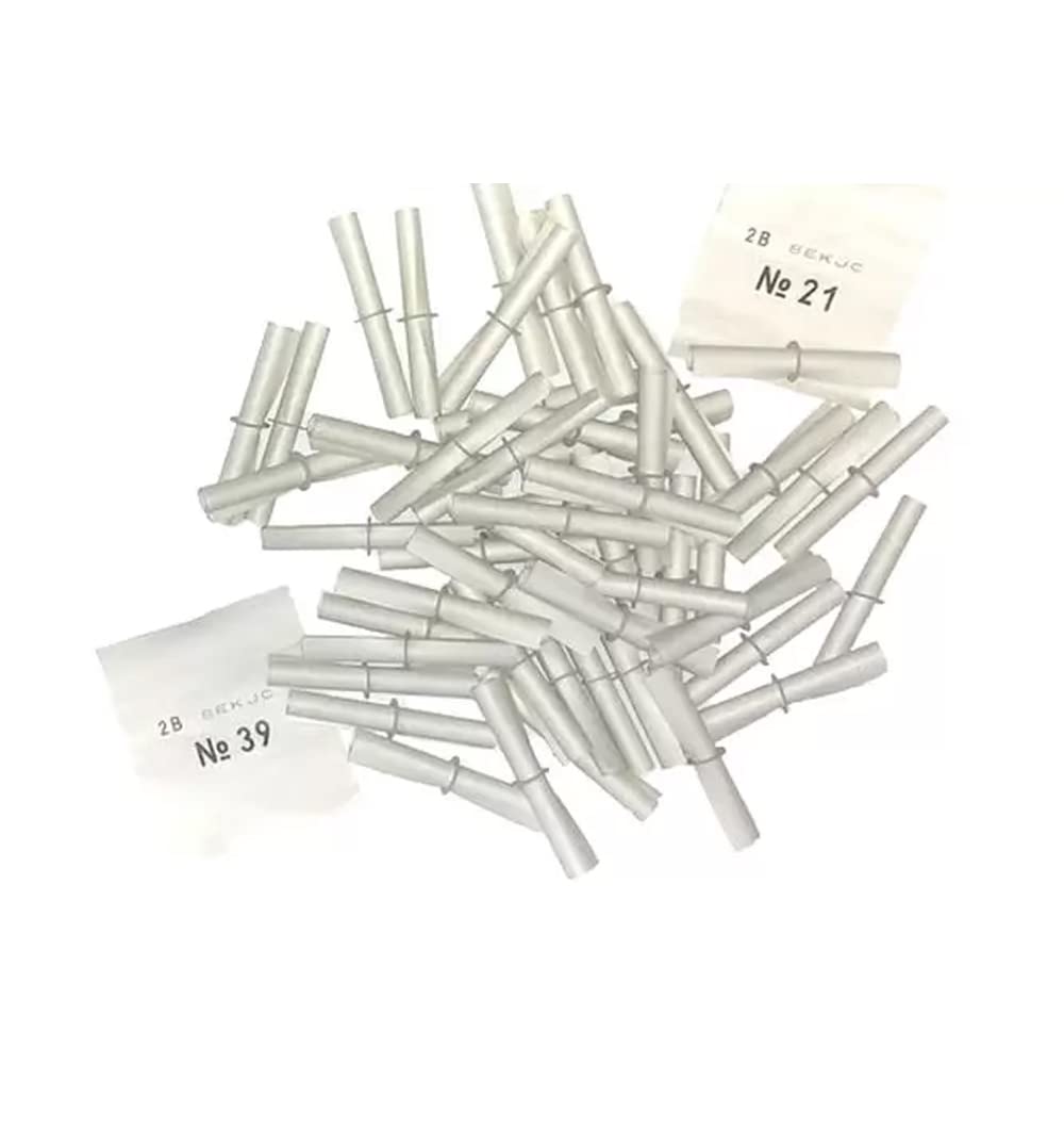 PARTY DISCOUNT Röllchenlose Nieten weiss, 500 Stück Nieten 500stk Weiss, Nieten 500stk Weiss