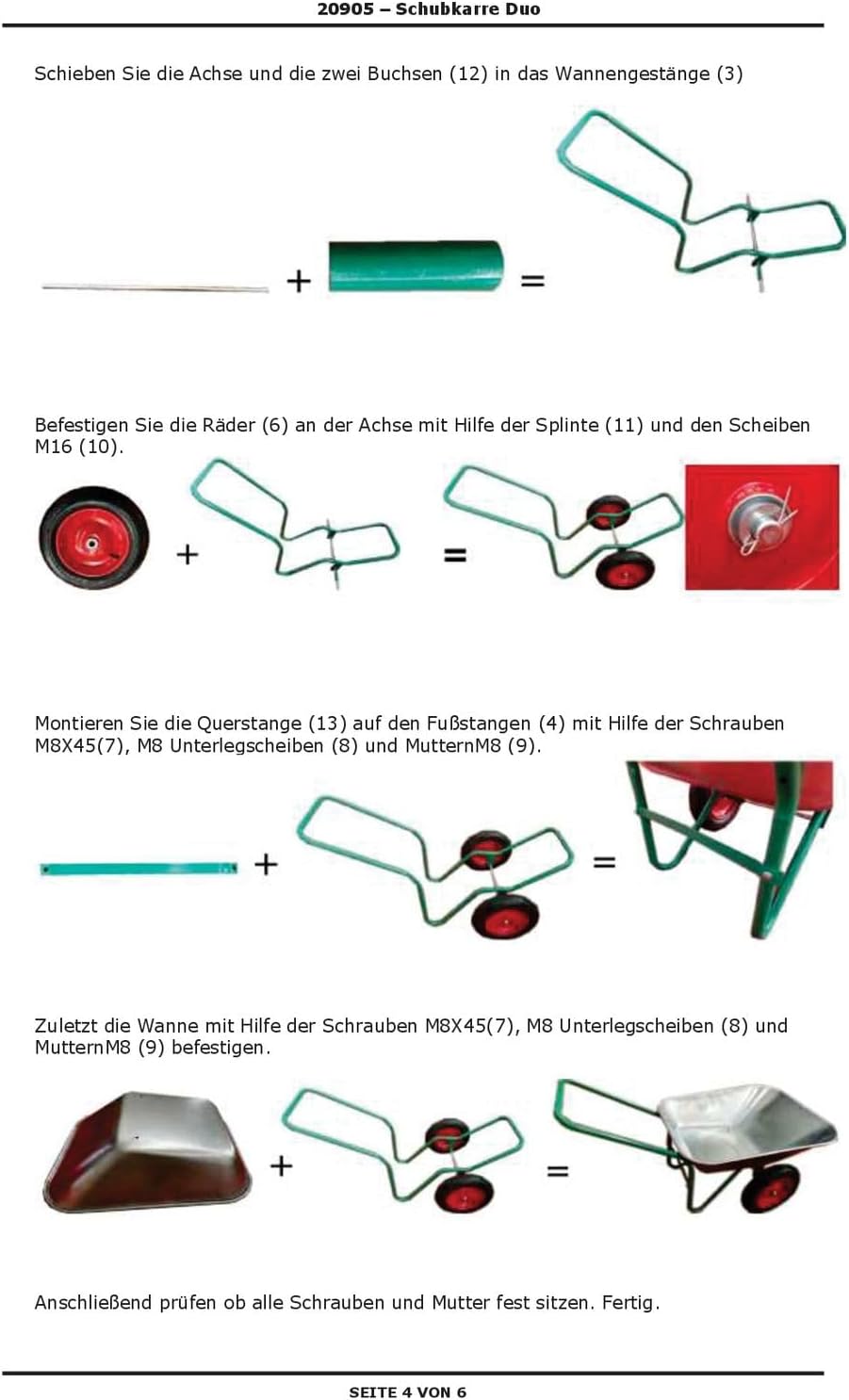 DEMA Schubkarre Duo