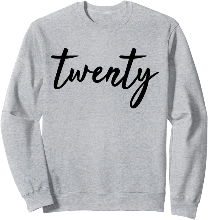 Twenty 20. Geburtstag 20 Jahre Jahrgang 2002 Geburtstag Sweatshirt